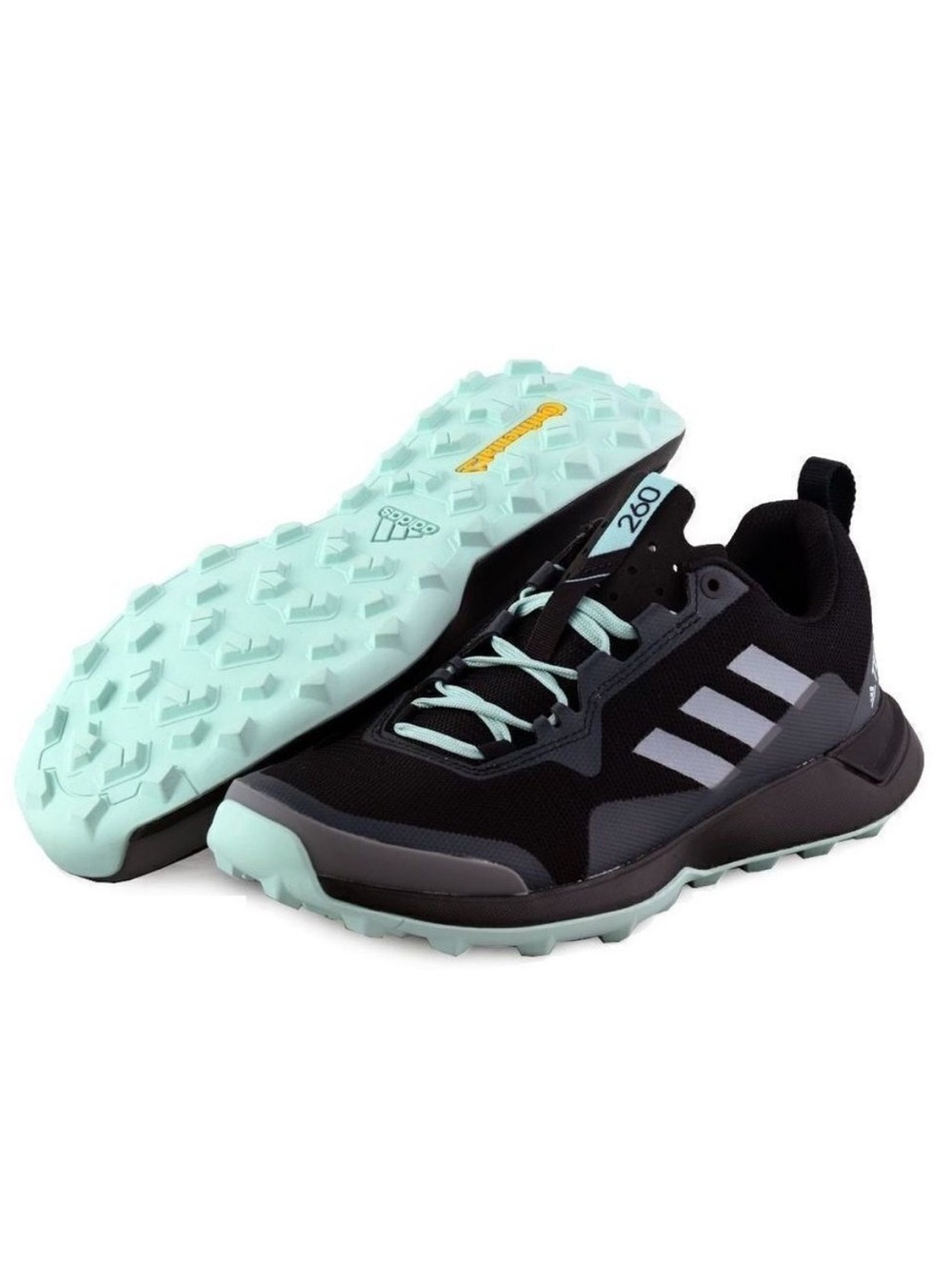 NWT adidas TERREX CMTK Black Ash Green Size women’s 9 trail running sneakers